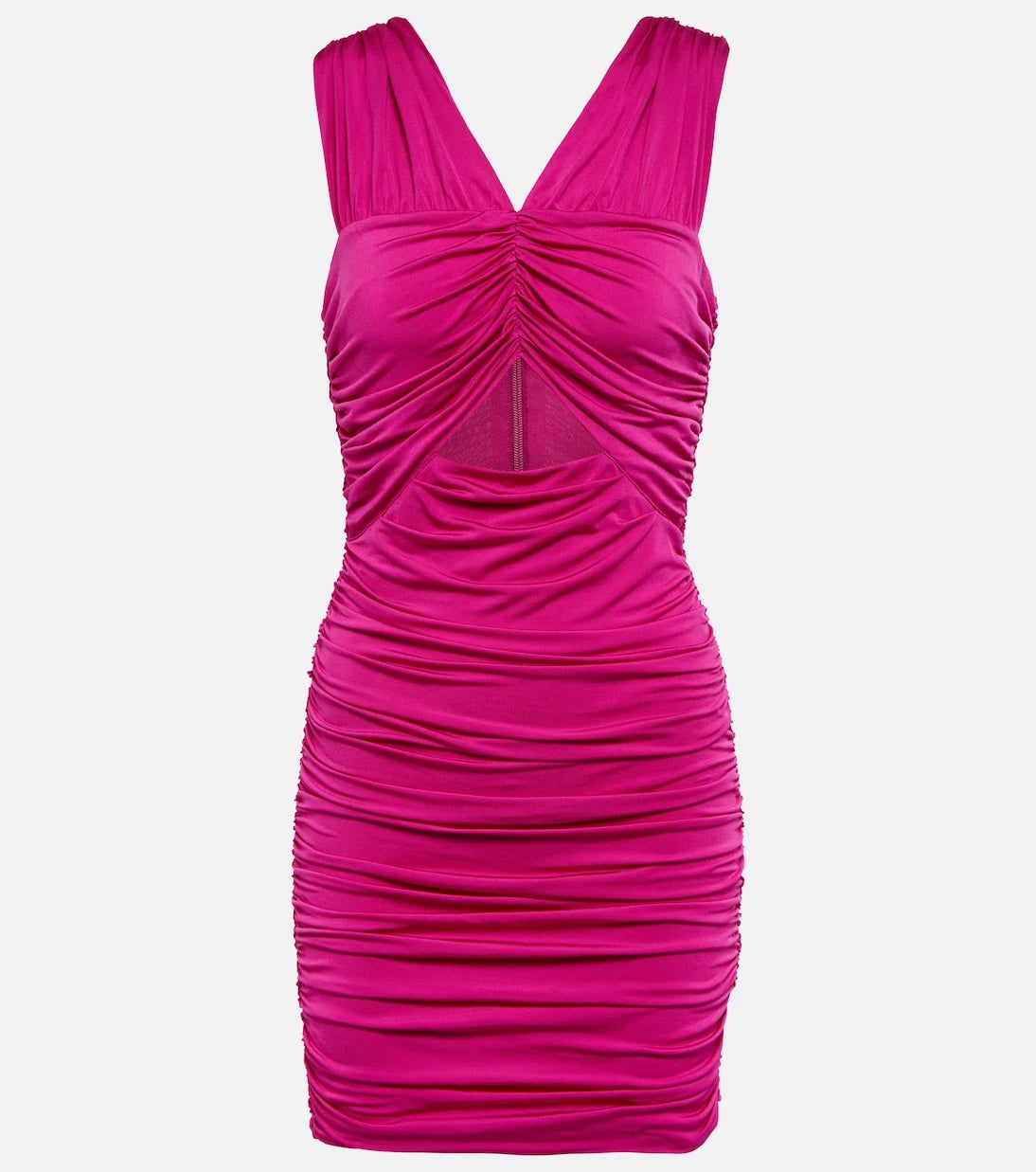 LoveShackFancy - Bayana ruched cutout minidress
