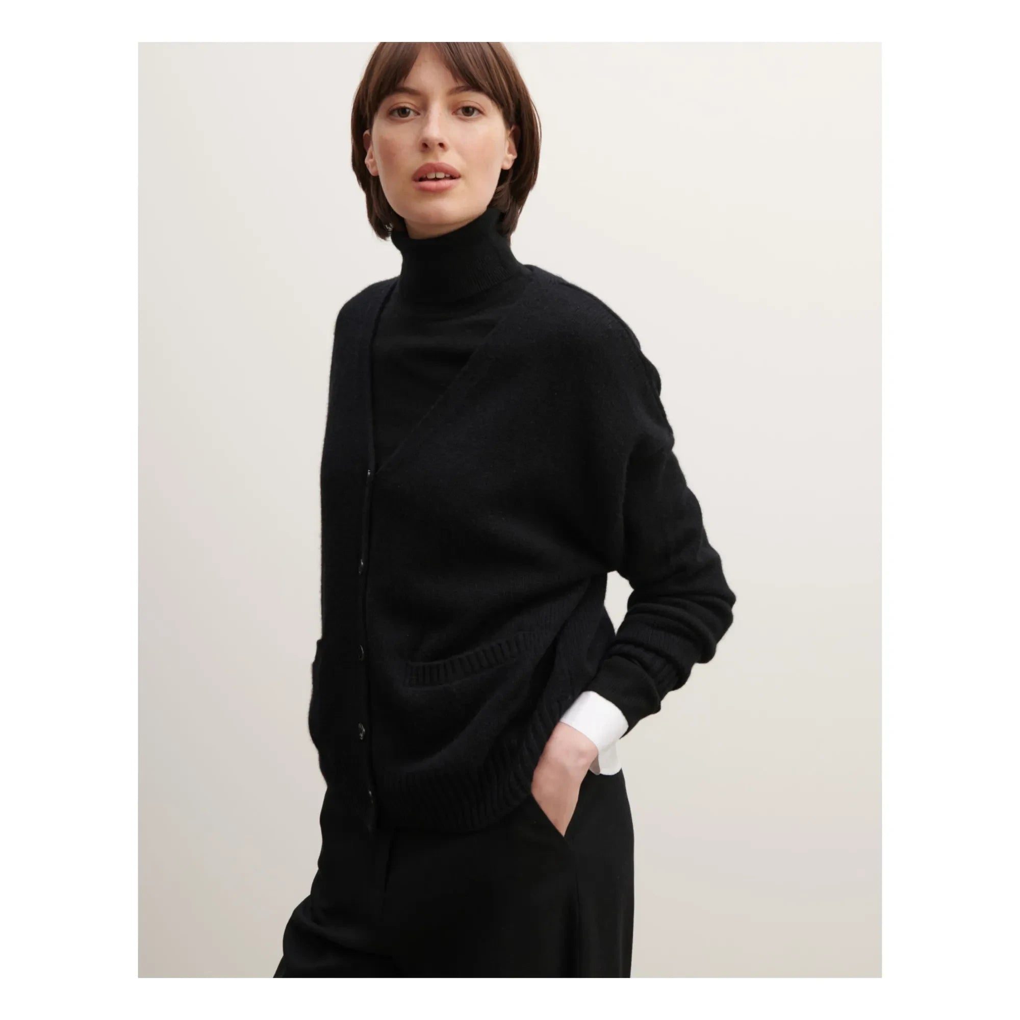 Bompard - Oversize Cashmere Vest | Navy blue