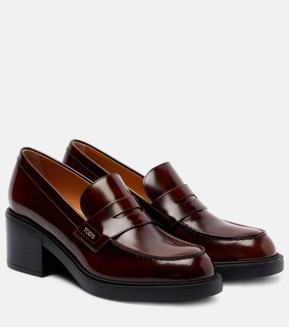 Tod's - Leather loafer pumps