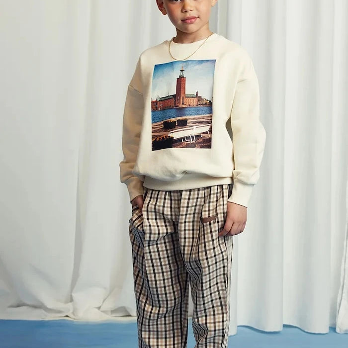 Mini Rodini Gingham Çocuk Pantolonu
