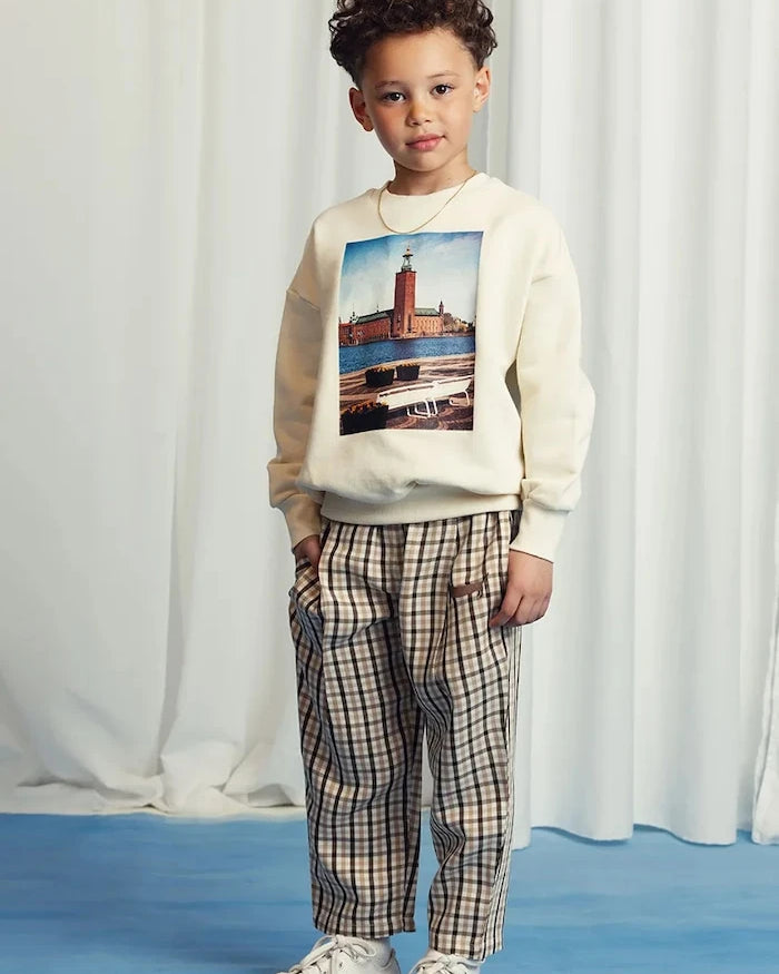 Mini Rodini Gingham Çocuk Pantolonu