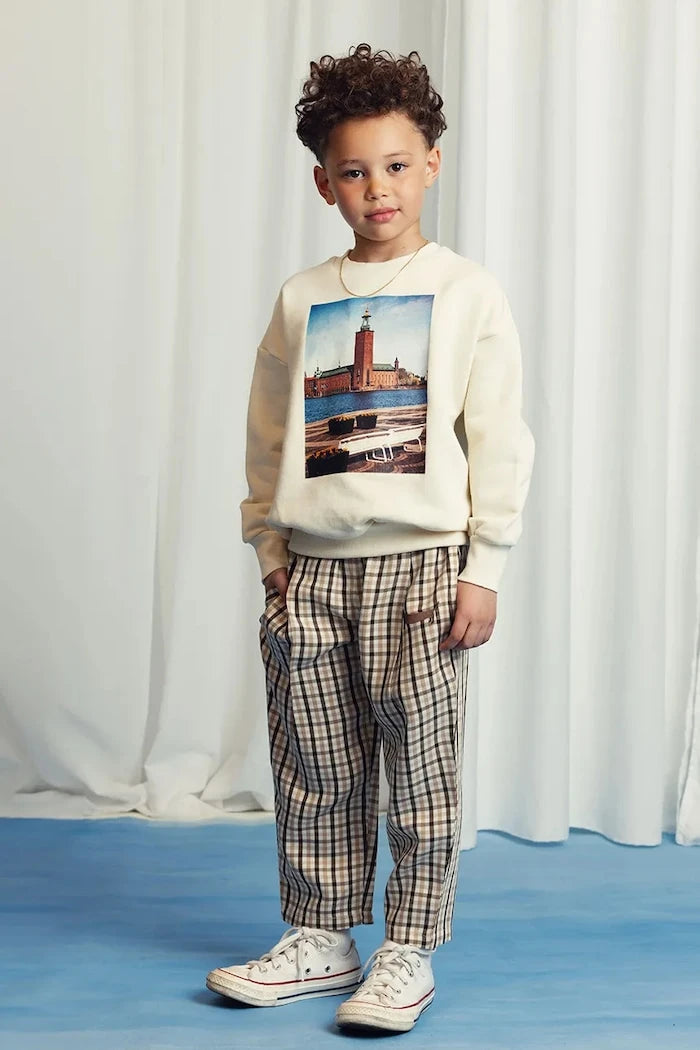 Mini Rodini Gingham Çocuk Pantolonu