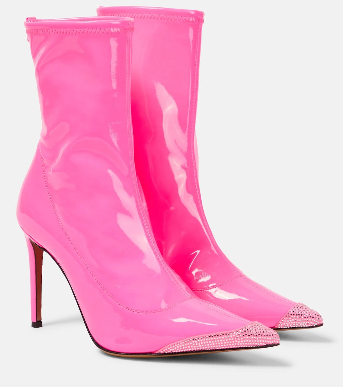 Alexandre Vauthier - Crystal-embellished ankle boots