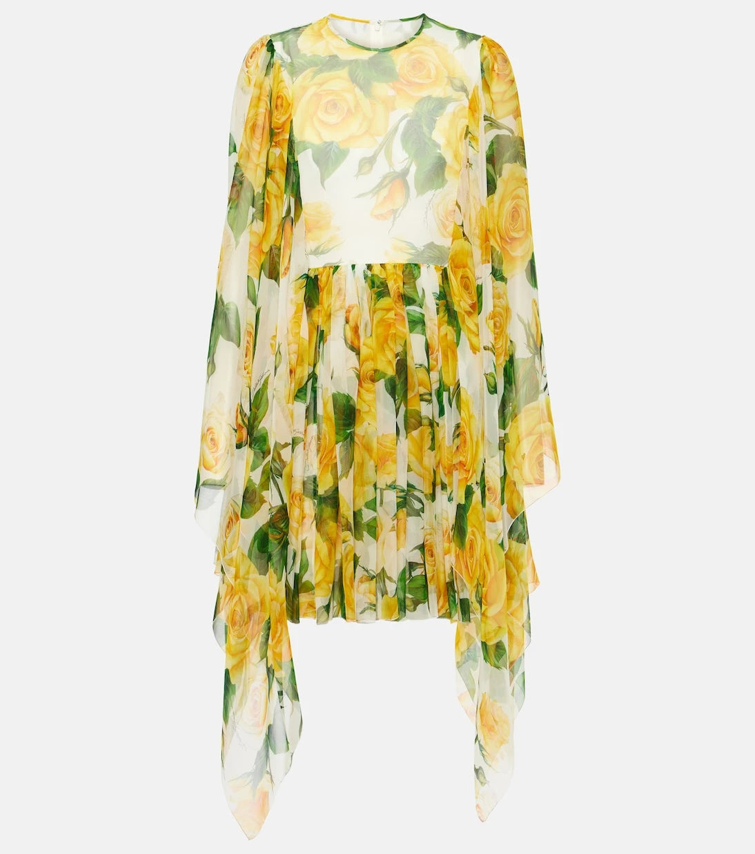 Dolce&Gabbana - Floral silk chiffon minidress