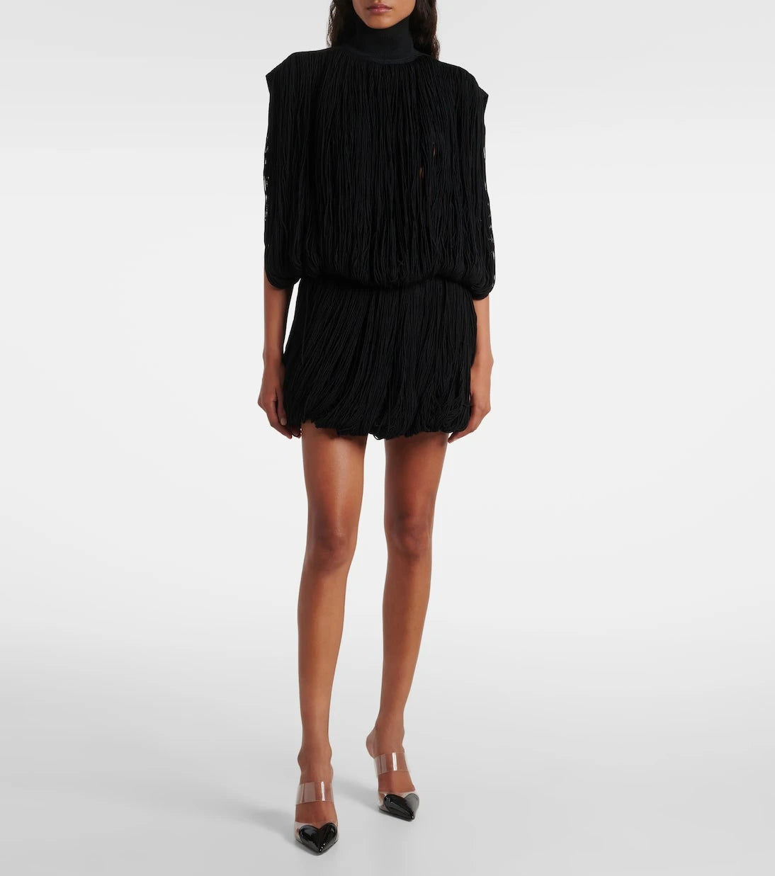 Alaïa - Fringed wool sweater