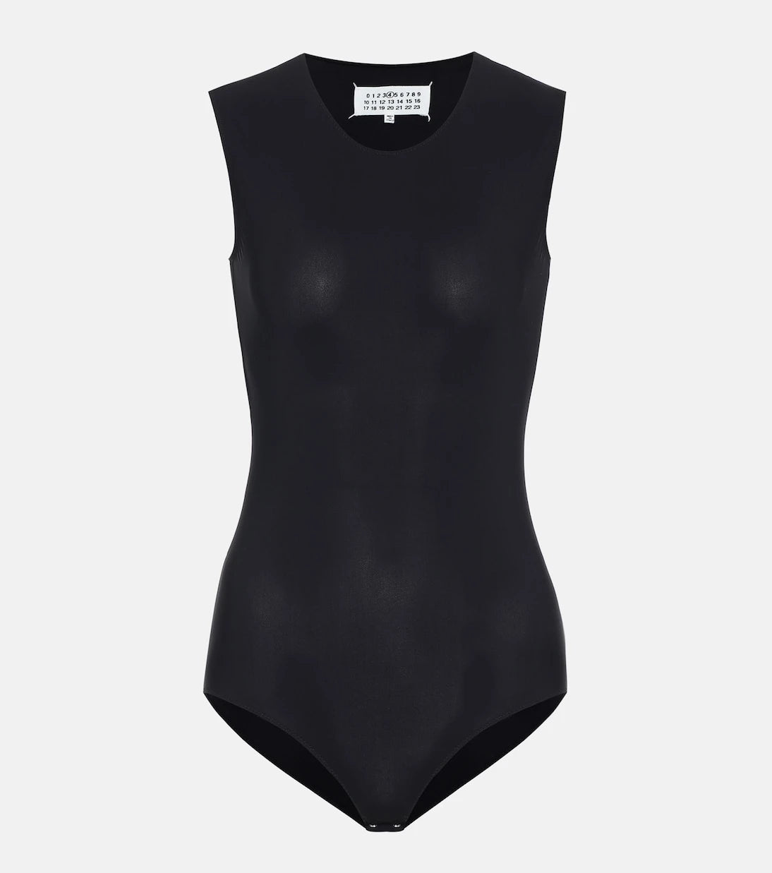 Maison Margiela - بودي سوت جيرسيه مطاطي بلا أكمام