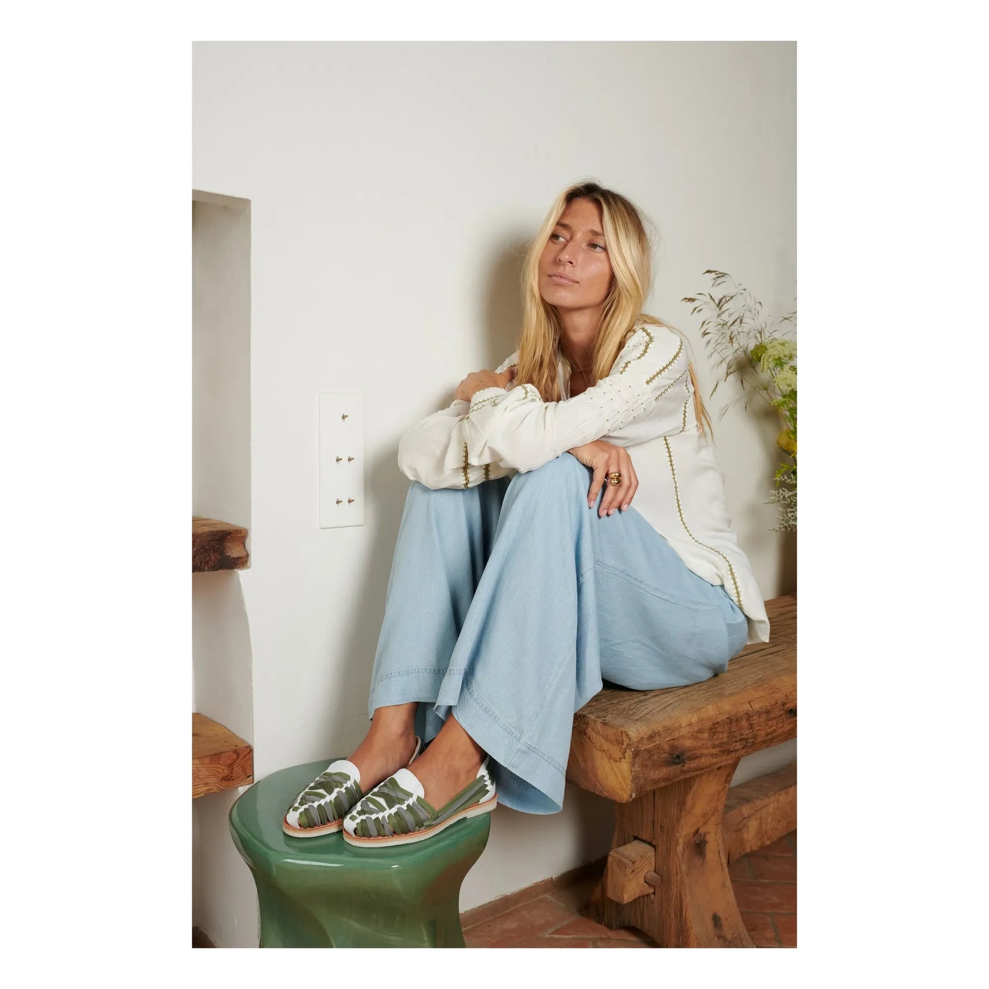 Mapache - Rita Blanc sandals | Khaki