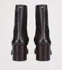 Maison Margiela Burgundy Leather Tabi Boots 60