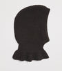 Wool-Blend Knitted Hood