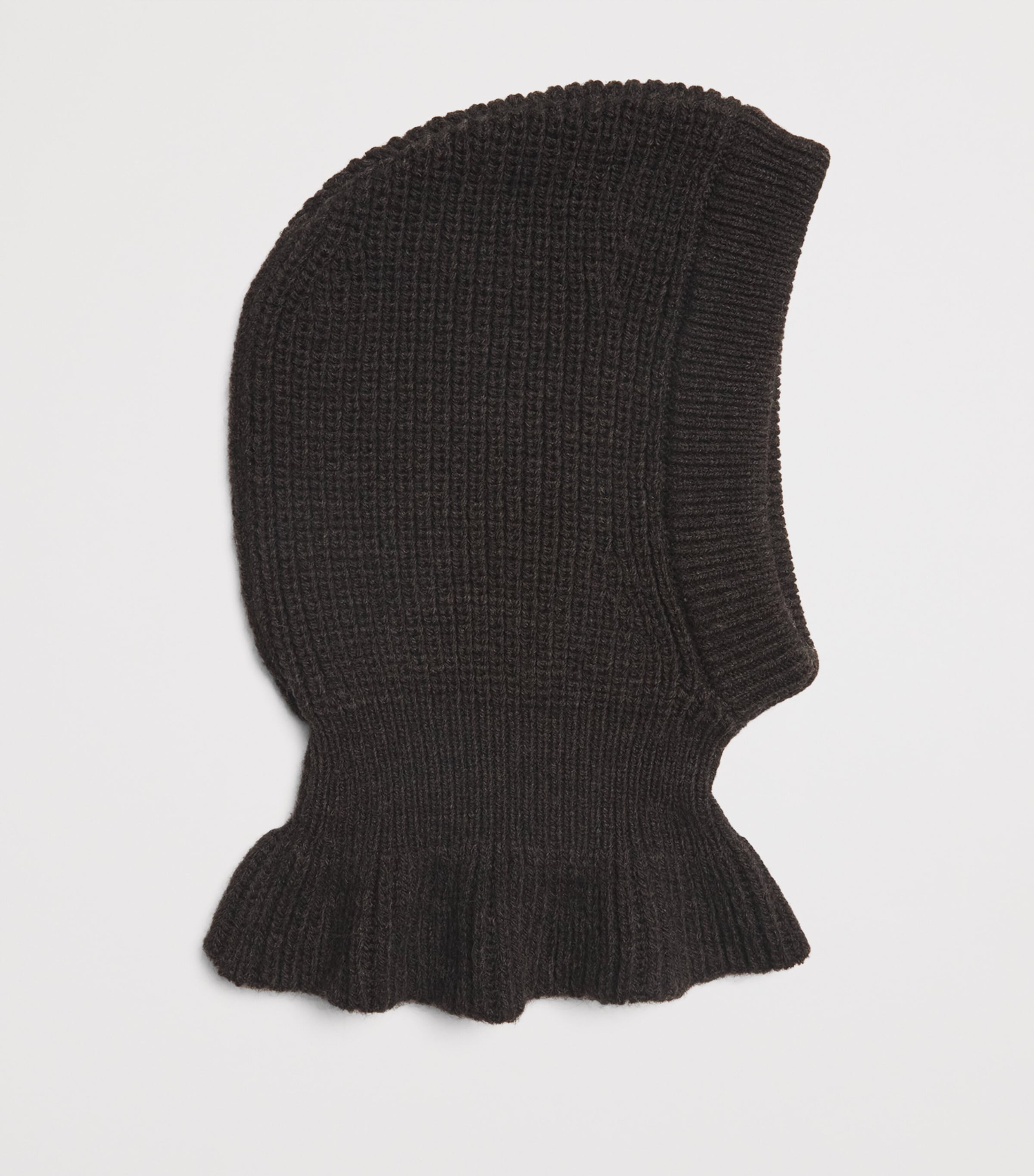 Wool-Blend Knitted Hood