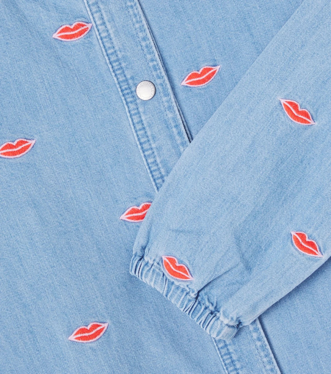Stella McCartney Kids - Embroidered denim dress