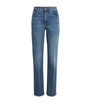 Polo Ralph Lauren Blue High-Rise Straight Jeans