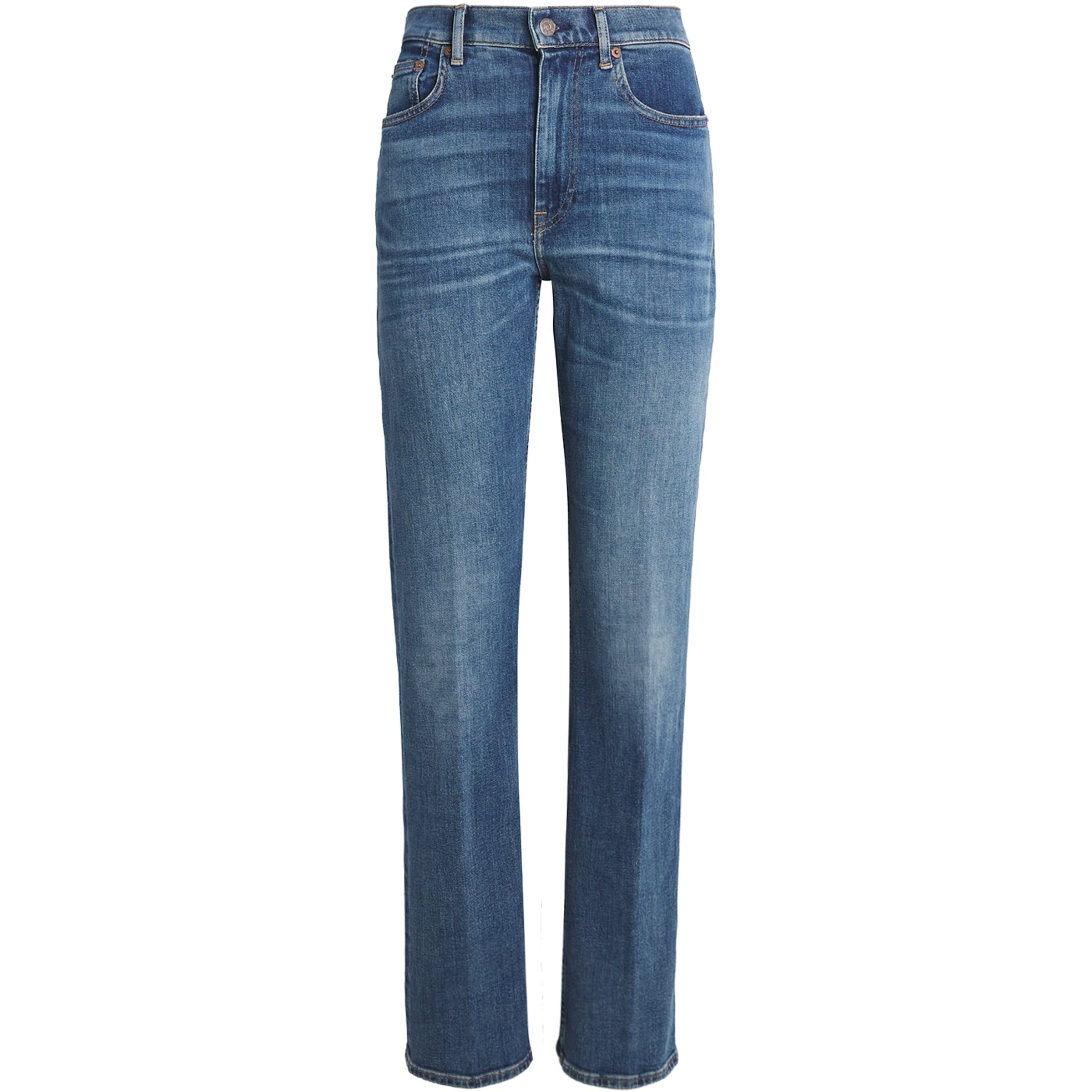 Polo Ralph Lauren Blue High-Rise Straight Jeans