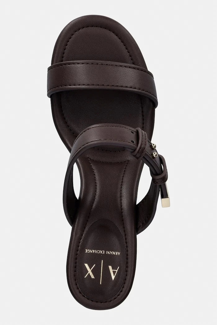Armani Exchange Kalın Topuklu Kadın Terlikler