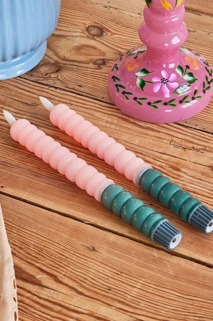 Комплект led свещи Rice Soft Pink (2 броя)