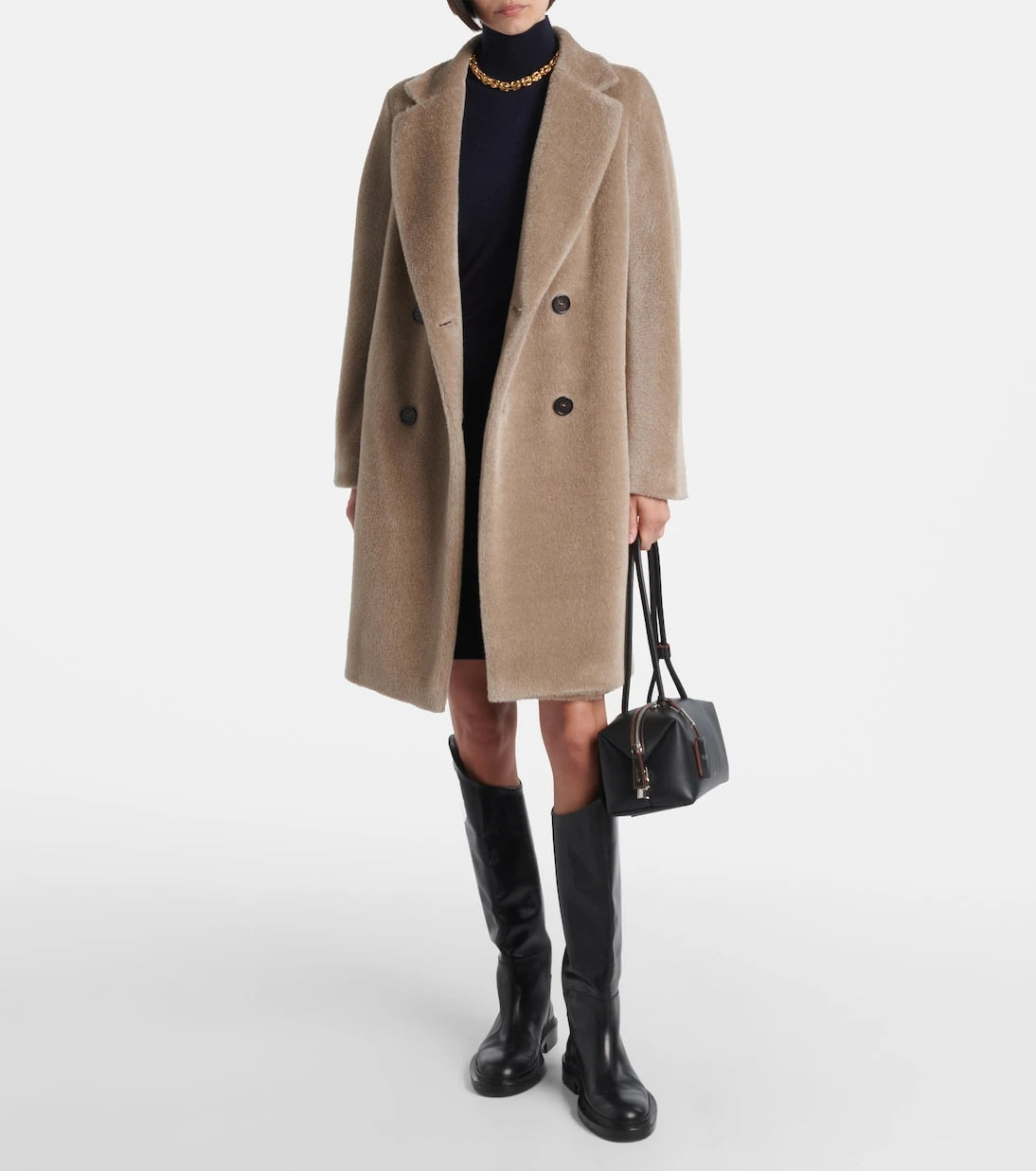 'S Max Mara - Roseto alpaca and wool coat