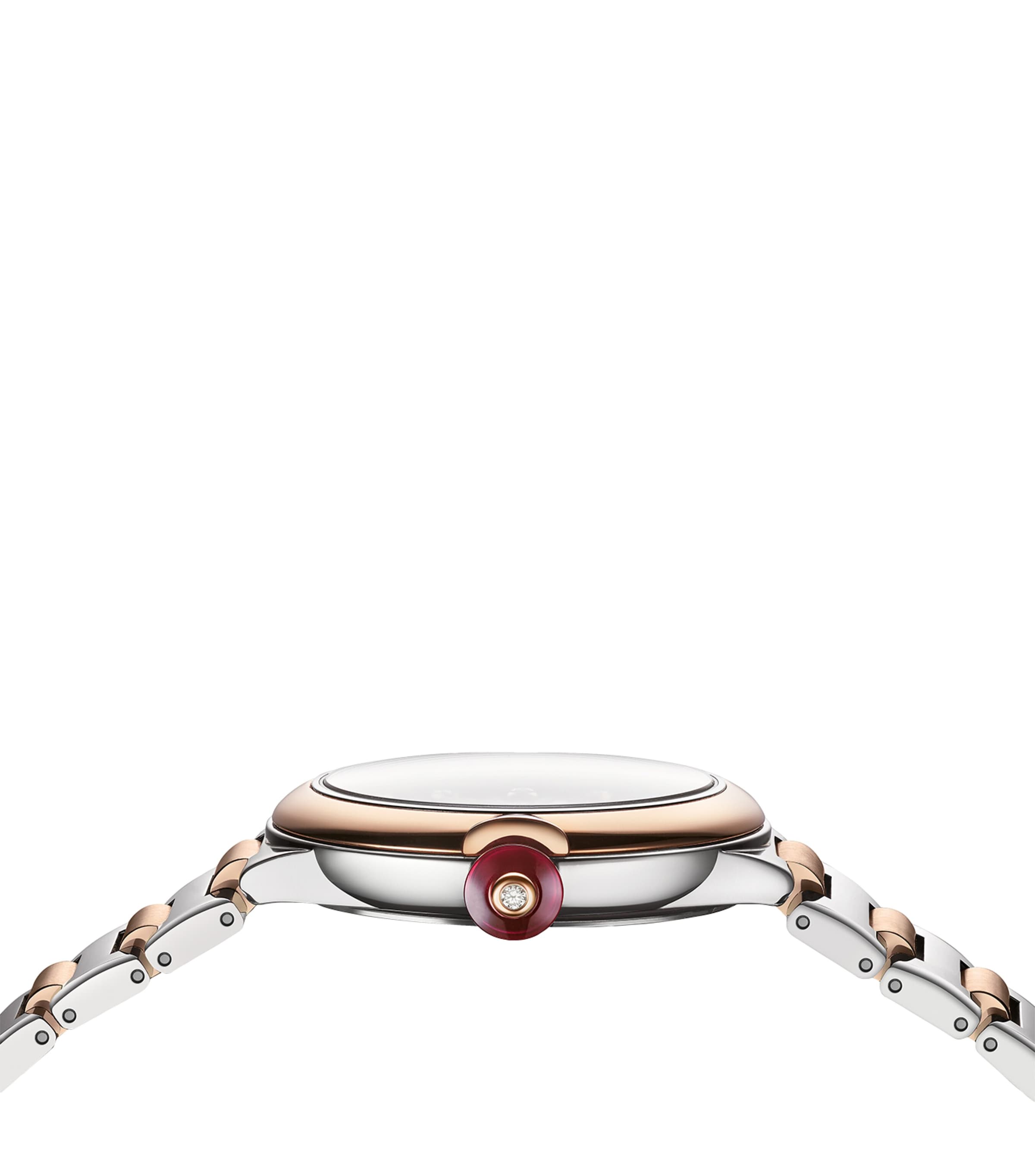 Rose Gold, Stainless Steel and Diamond Lvcea Watch 33mm