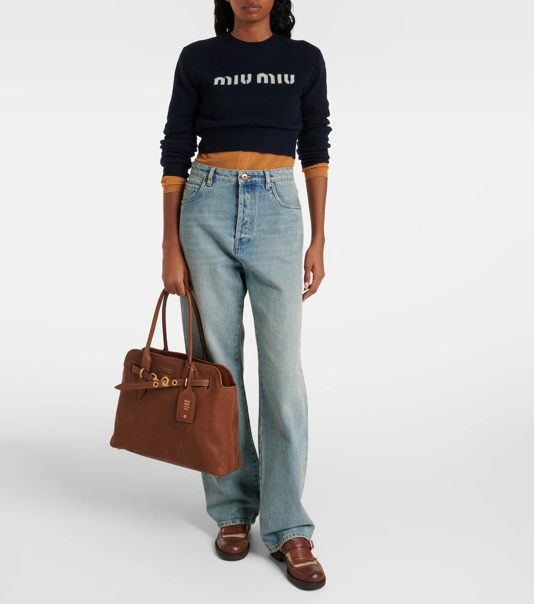 Miu Miu - Aventure Medium leather tote bag
