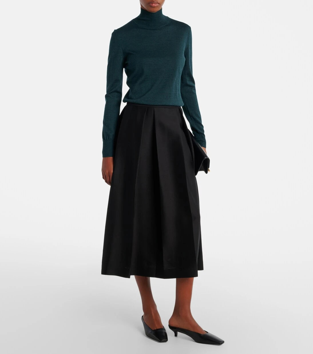 Carolina Herrera - Wool and silk turtleneck sweater