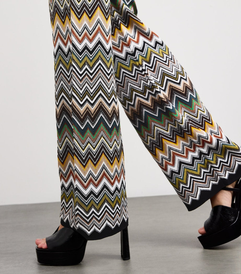 Missoni Multi Zigzag Flared Trousers