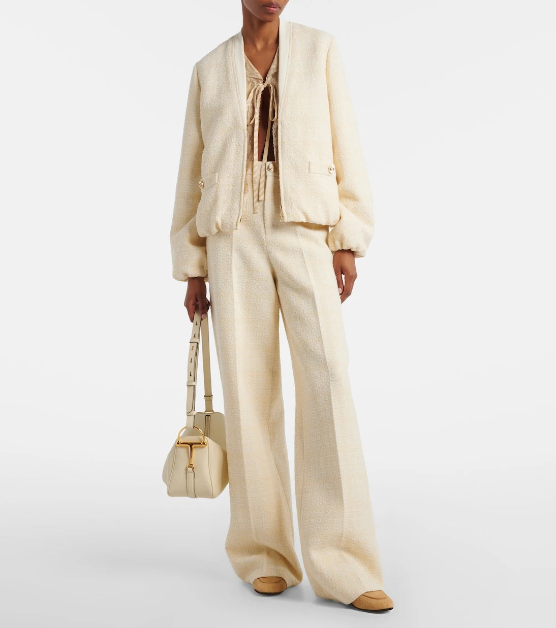Gucci - Checked cotton-blend tweed jacket