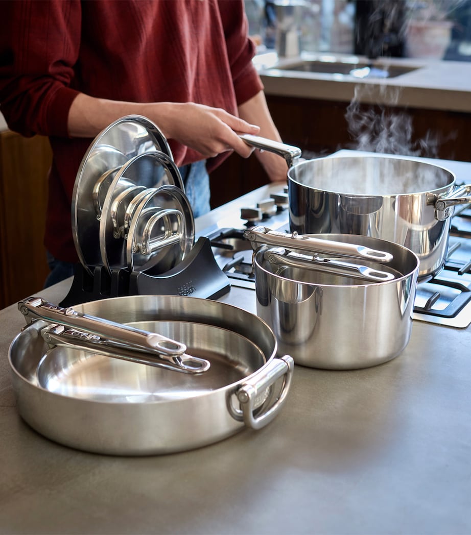 Joseph Joseph Space Steel Folding-Handle 5-Piece Cookware Set