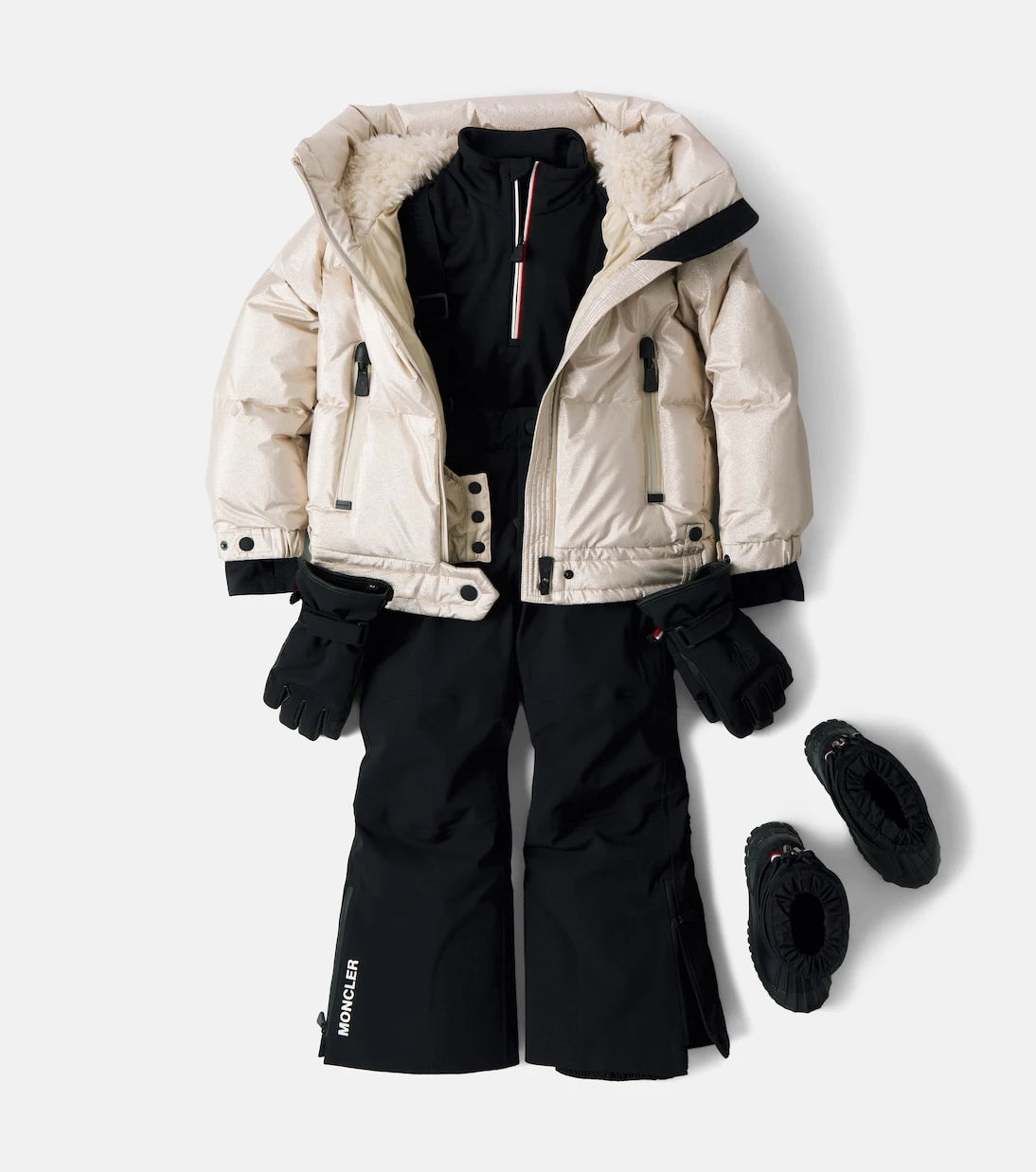 Moncler Grenoble Enfant - Violette metallic-effect down jacket