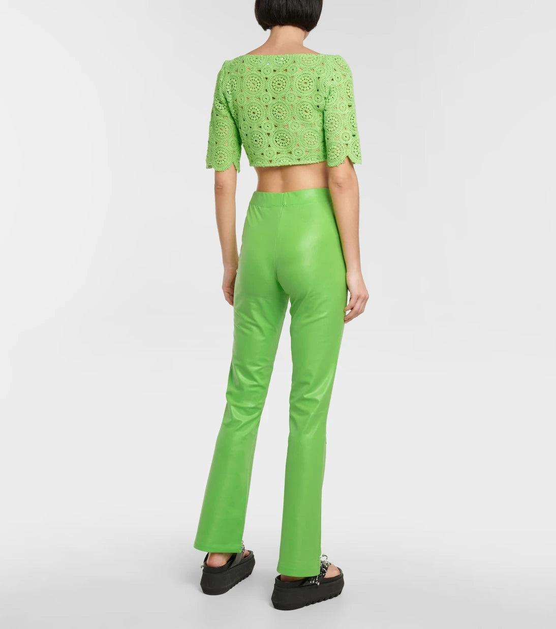 Rotate - Molikka flared leggings