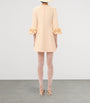 Valentino Nude Crepe Couture Mini Dress