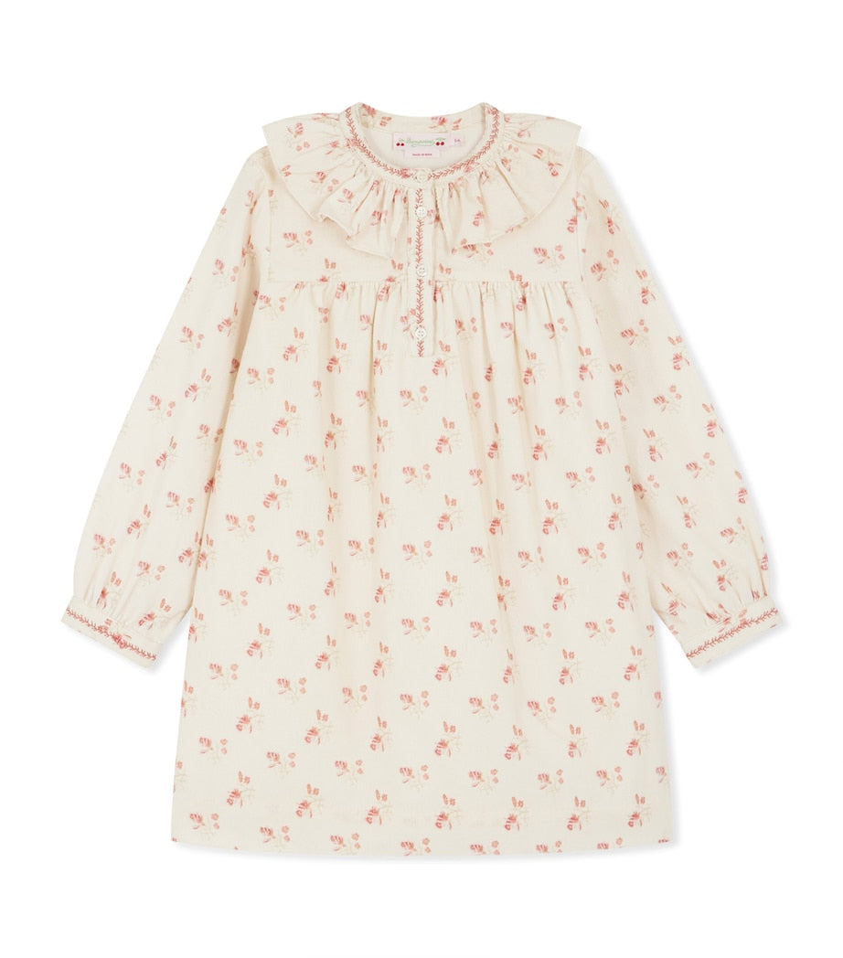 Bonpoint Pink Corduroy Printed Dress (10-14 Years)