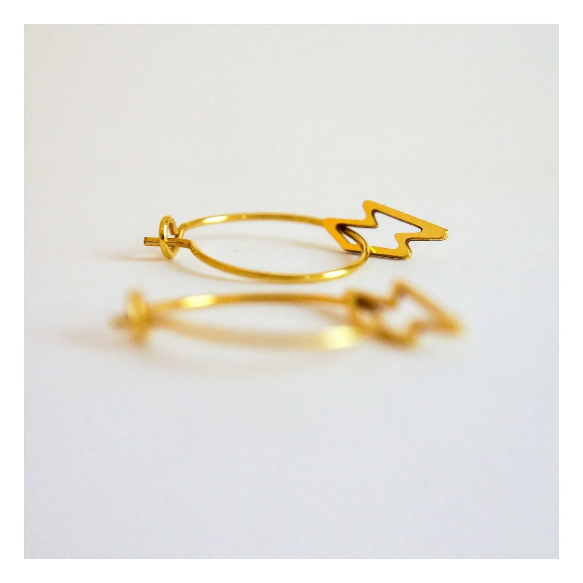 Adorabili - Créoles Eclair | Gold