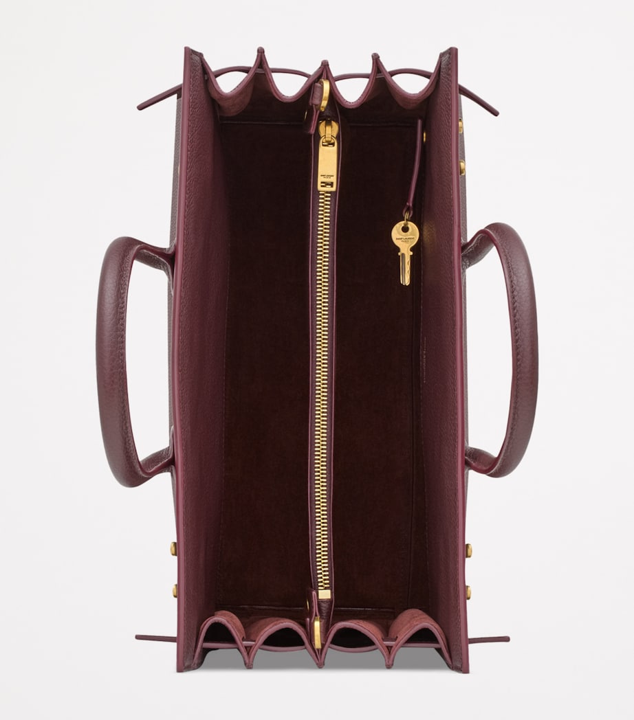 Burgundy Small Sac de Jour Tote Bag