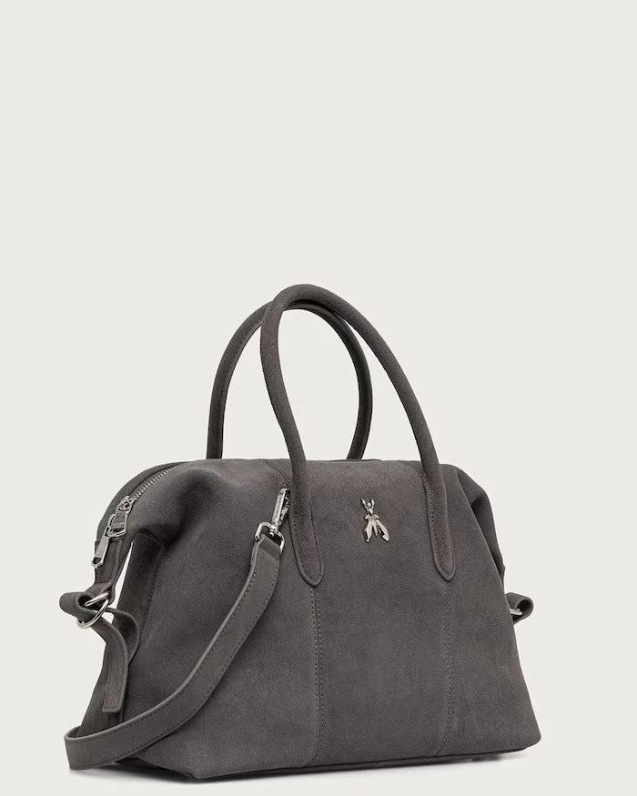 Patrizia Pepe kadın süet crossbody çanta
