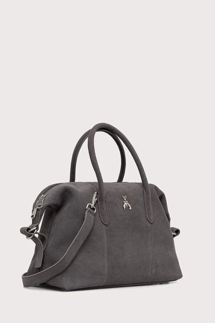 Patrizia Pepe kadın süet crossbody çanta