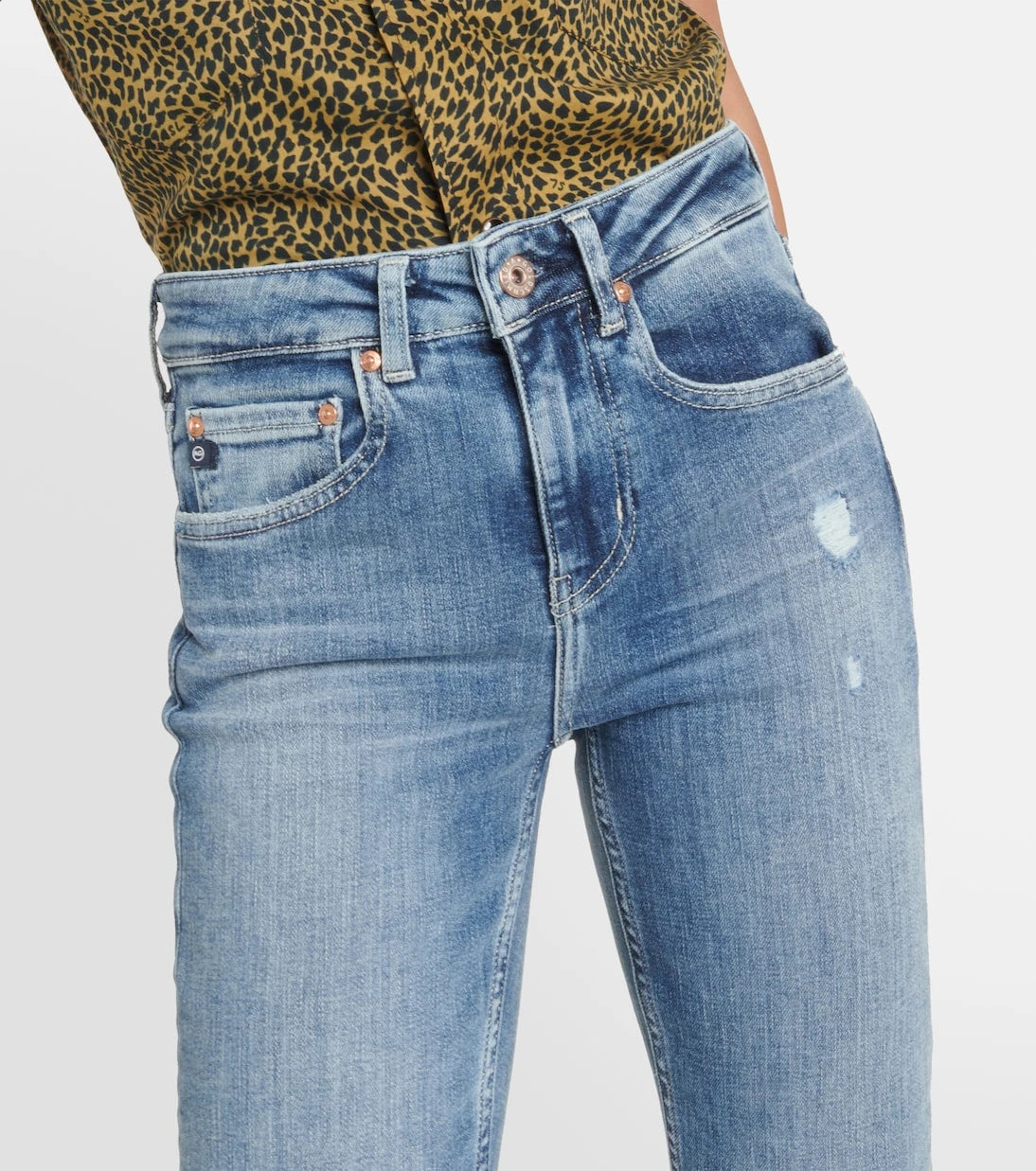 AG Jeans - Girlfriend mid-rise straight jeans