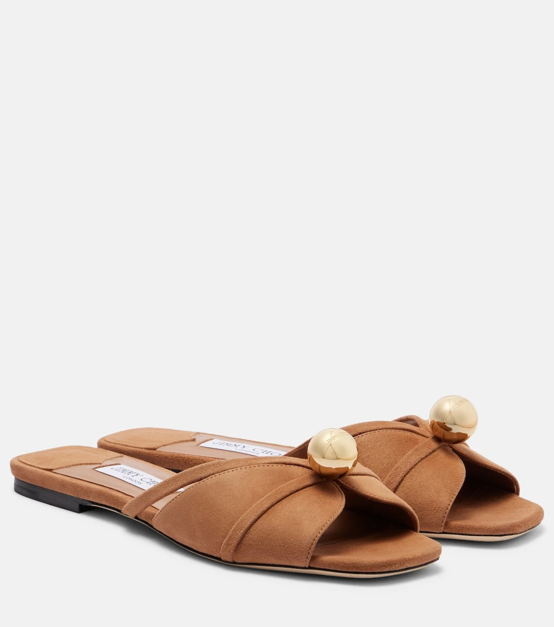Jimmy Choo - Siva suede slides
