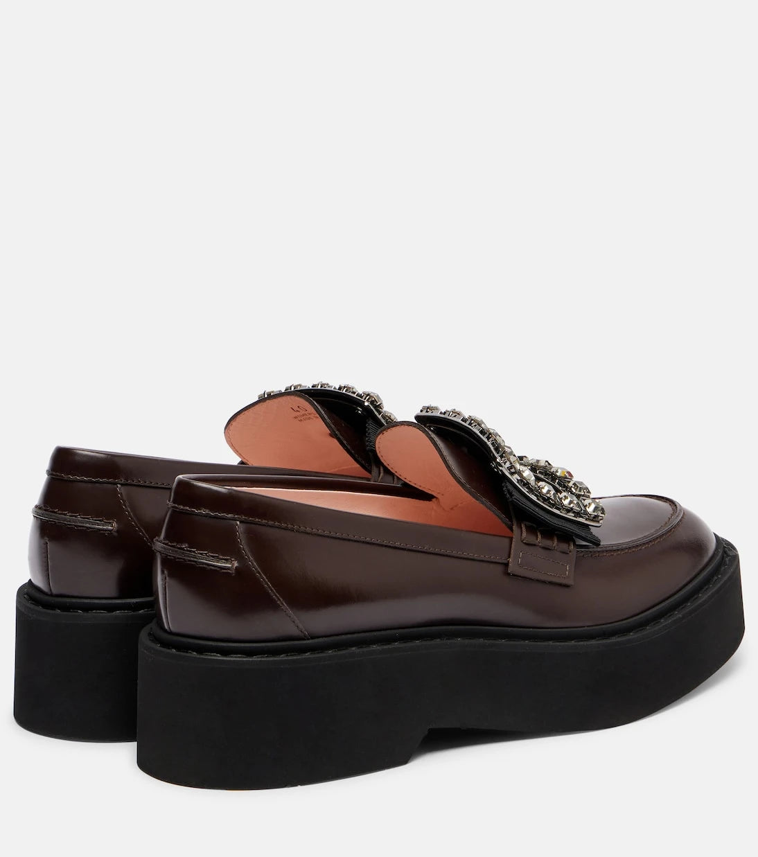 Roger Vivier - Viv' Rangers leather platform loafers