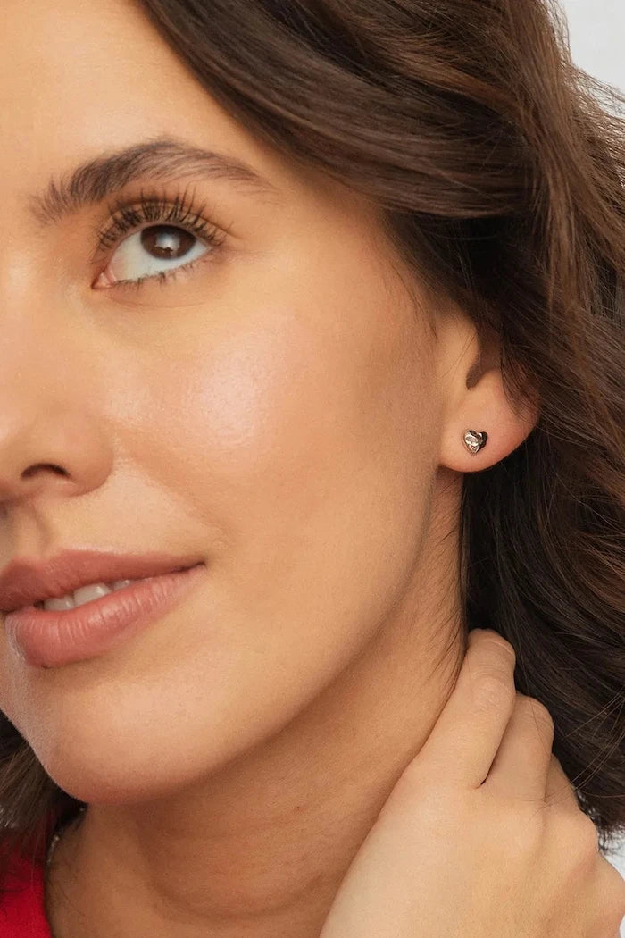 ANIA KRUK kadın pirinç küpe ROMANTICA