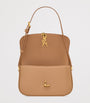 Beige Mini Leather Solferino Satchel