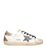 White Leather Super-Star Sneakers
