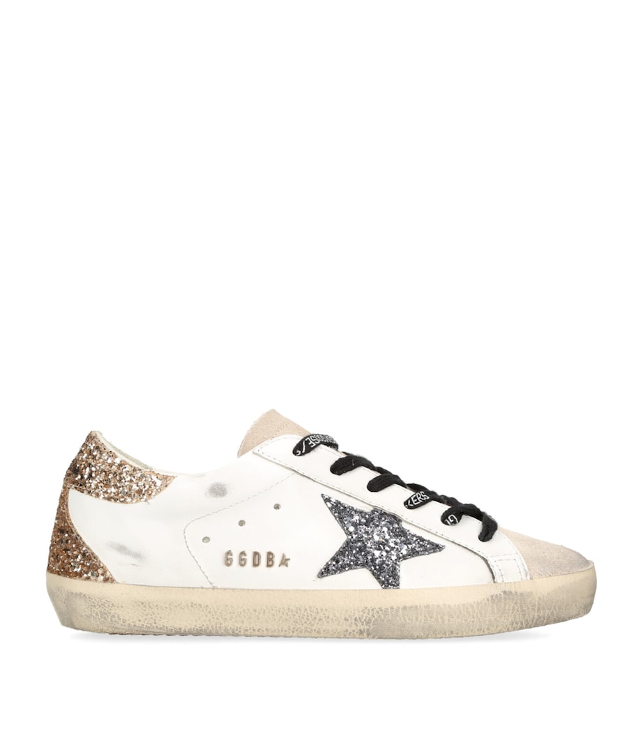 White Leather Super-Star Sneakers