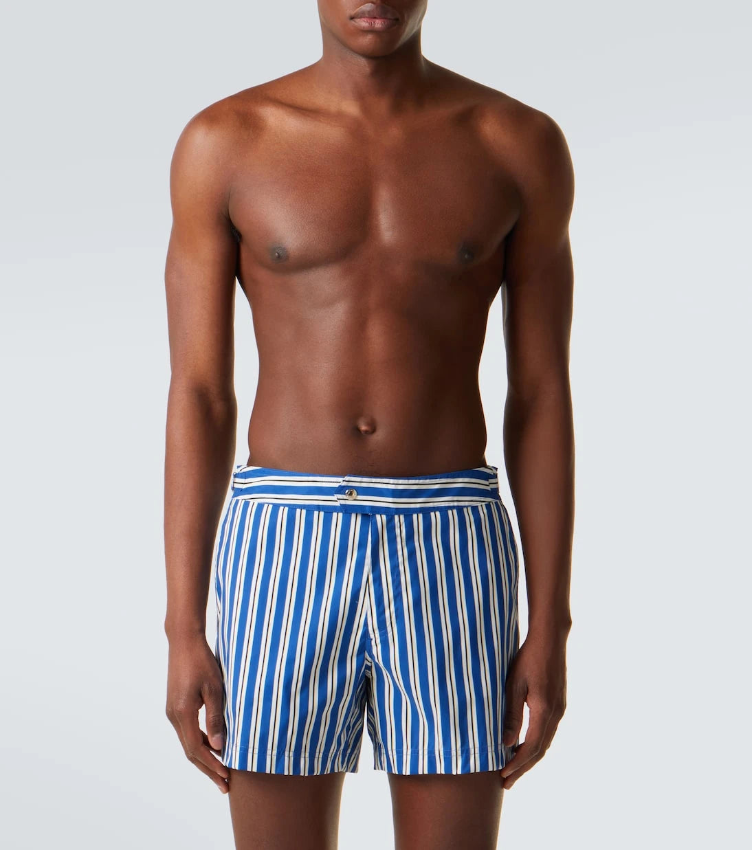 Tom Ford - Striped poplin swim trunks