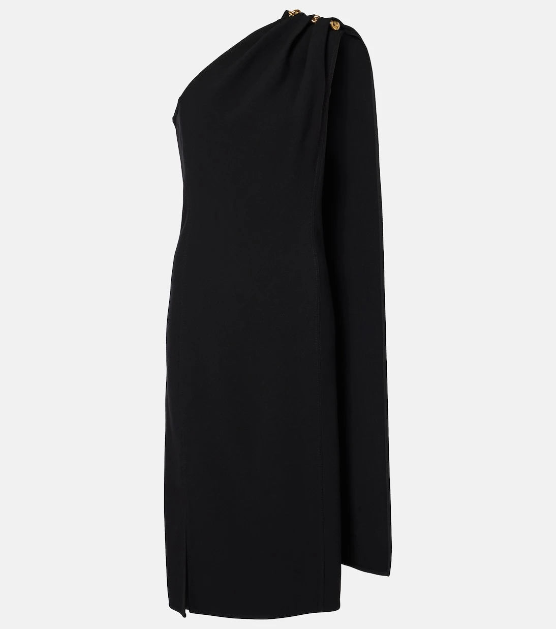 Bottega Veneta - One-shoulder crêpe midi dress