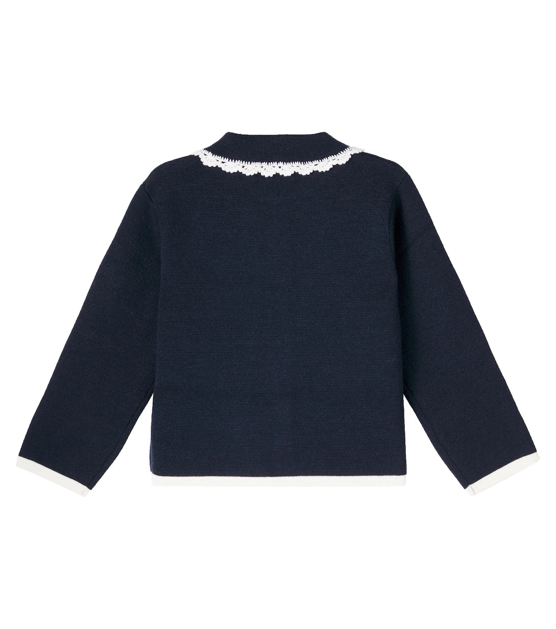 Tartine et Chocolat - Embroidered wool-blend cardigan