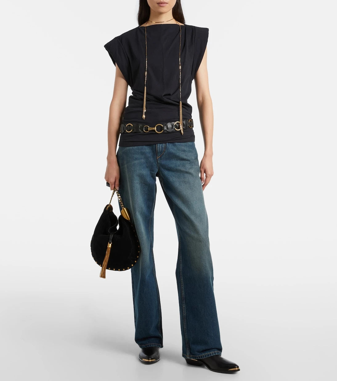 Isabel Marant - Dromie mid-rise straight jeans