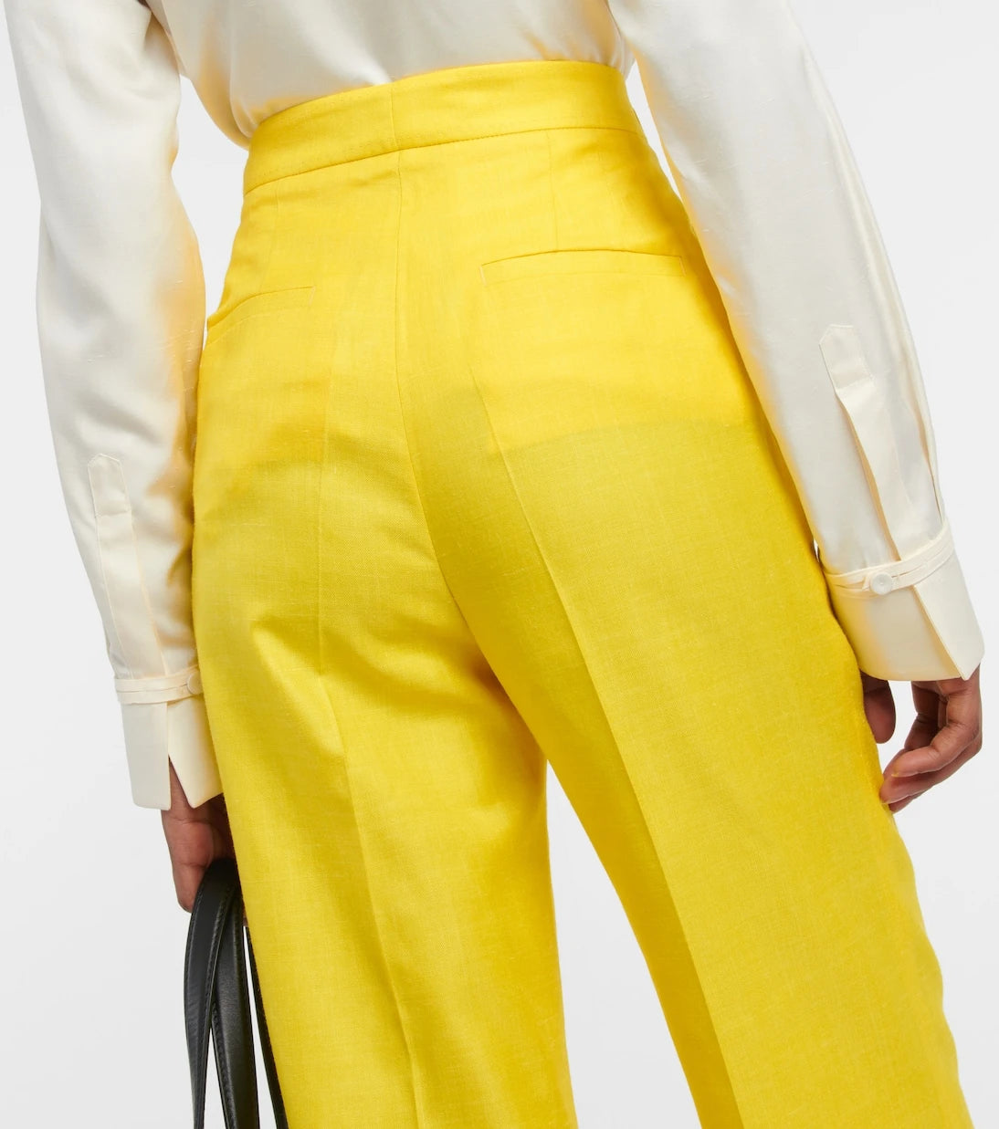 Gabriela Hearst - Straight wool, silk and linen pants