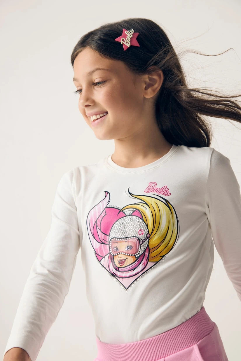 Monnalisa - x Barbie® cotton-blend T-shirt