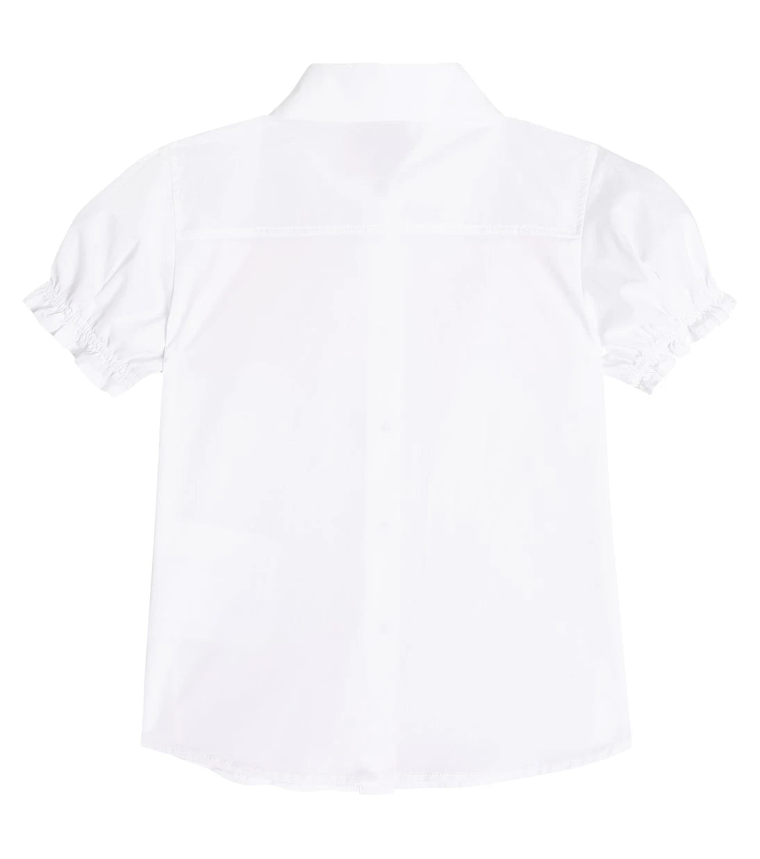 Monnalisa - Embellished cotton poplin shirt