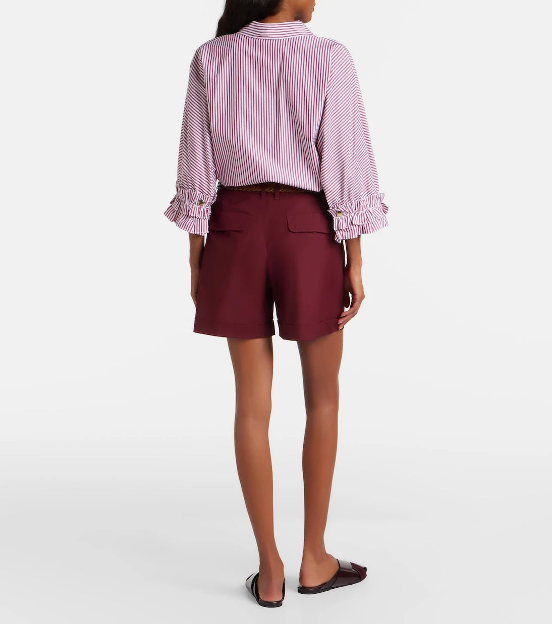 'S Max Mara - Cotton poplin shorts
