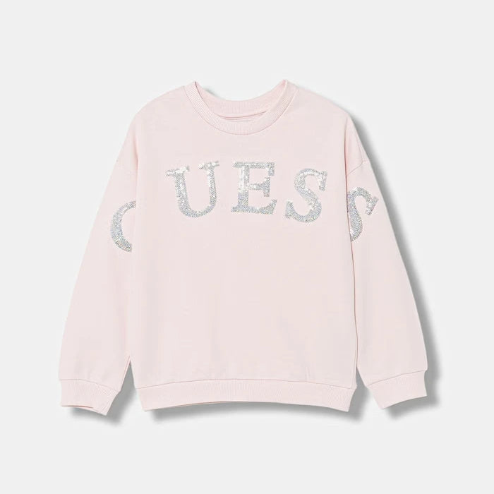 Guess Çocuk Pamuklu Sweatshirt